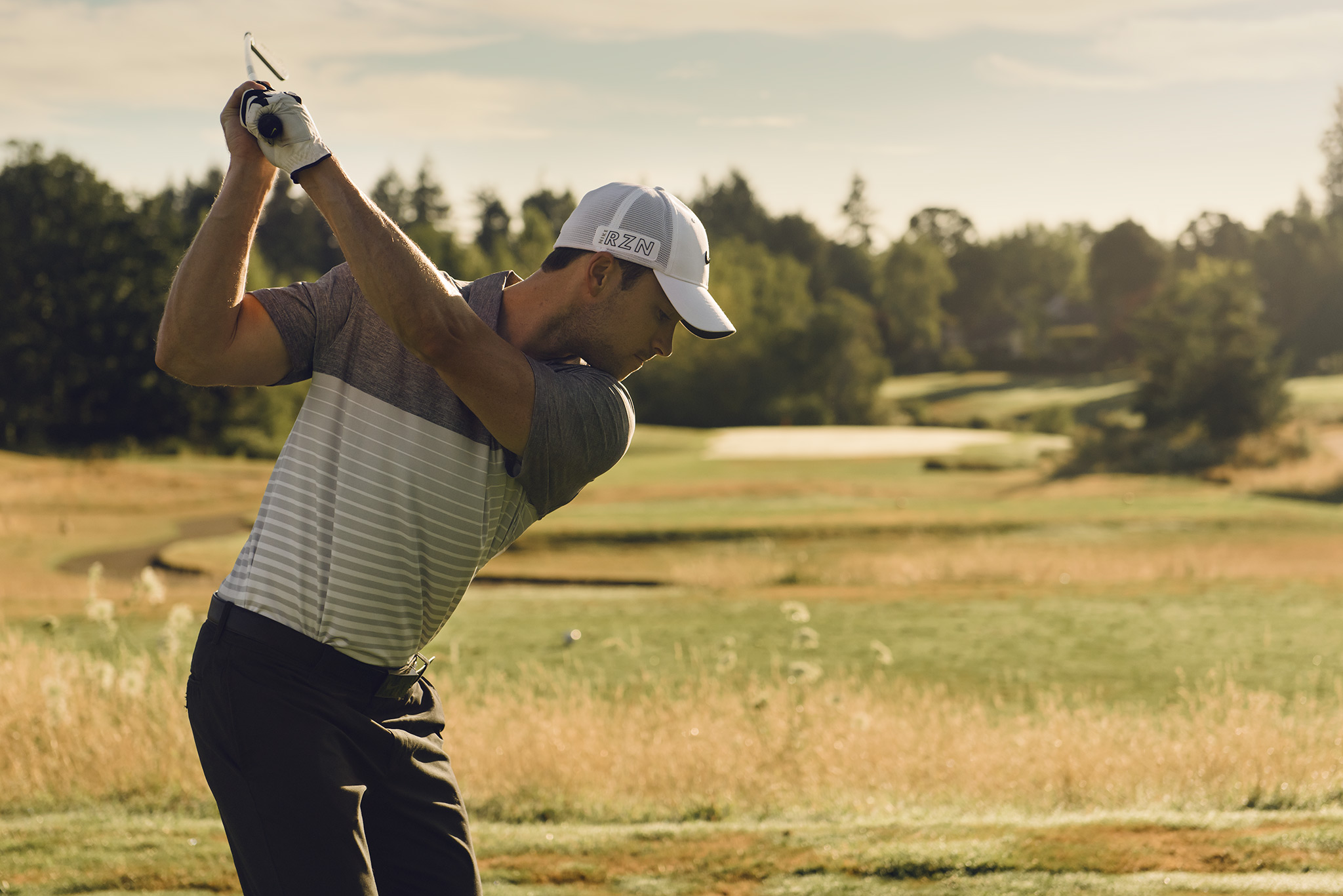 Zach Ancell Photography CA. San Francisco Fitness NIKE GOLF swing