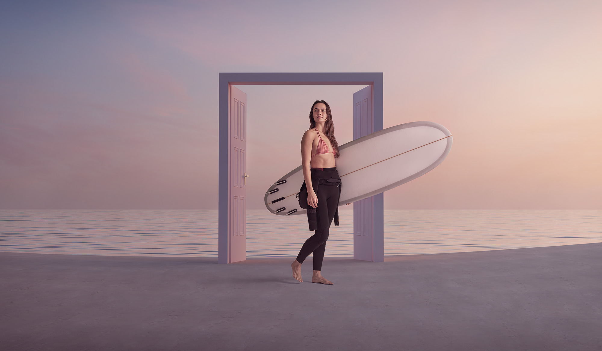 Ancell Digital Art WA Advertising OPT OUTSIDE surf summer ocean