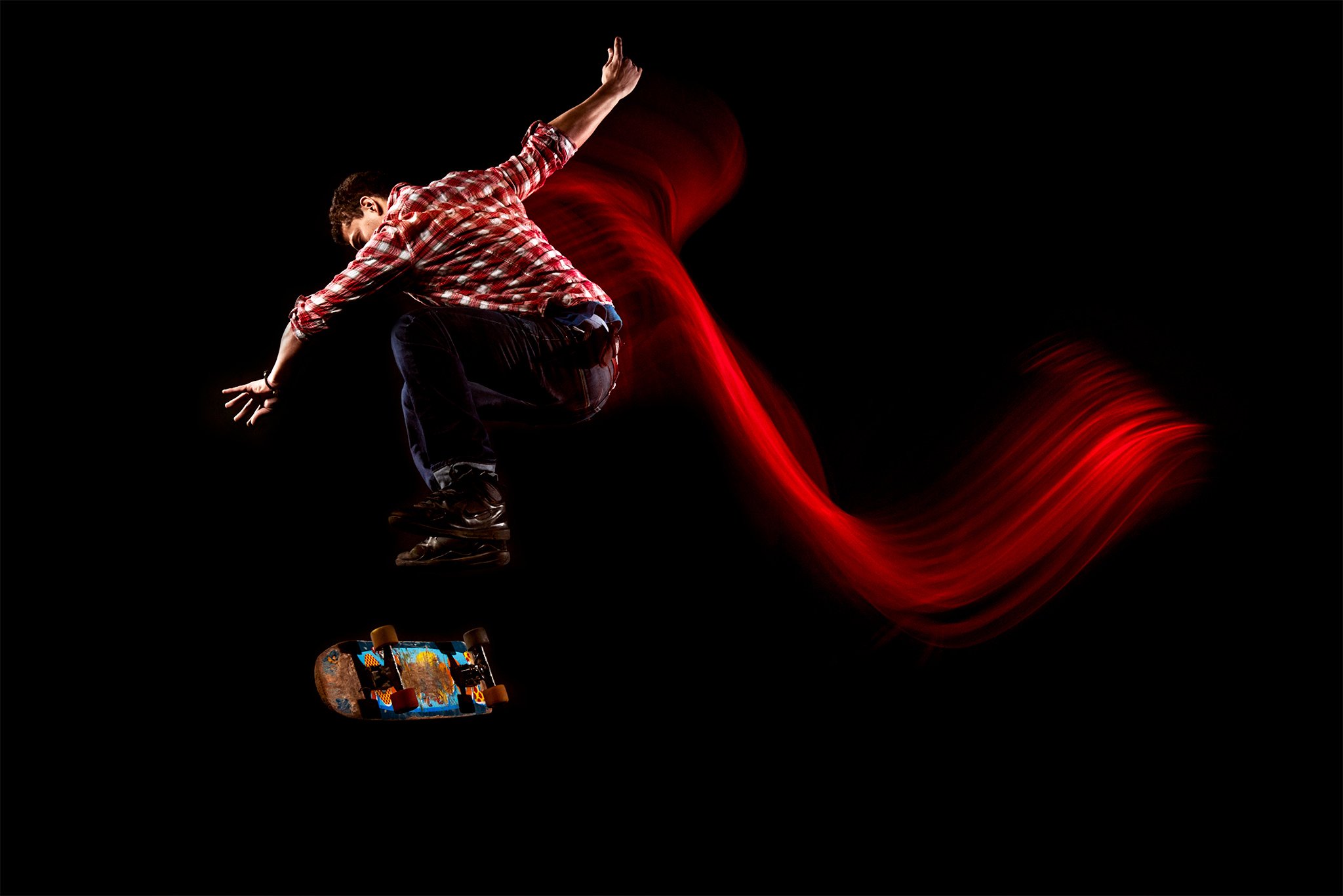 Skateboard Kick Flip Trajectory | Zach Ancell Photography